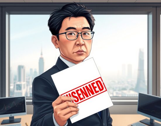 South Korean financial regulator issuing sanctions against the Coinone cryptocurrency exchange for compliance failures.