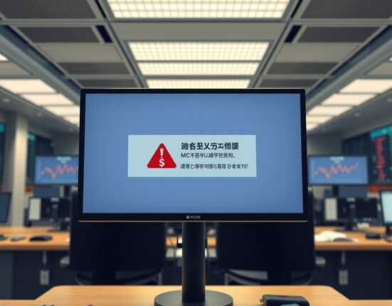 Coinone exchange interface showing a delisting watchlist alert for Portal To Bitcoin token in a professional setting.