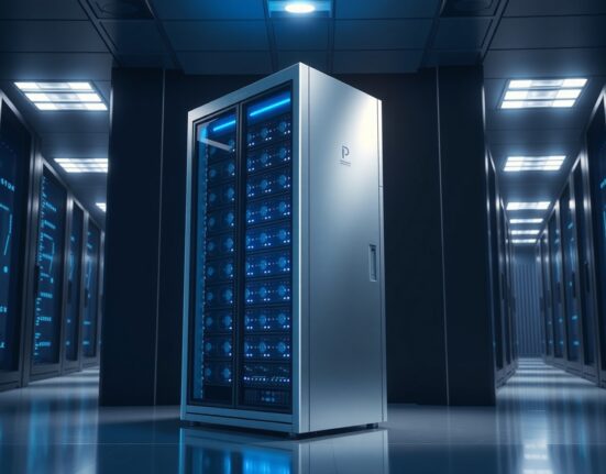 Secure digital asset storage representing CoinShares' historic Bitcoin transfer of institutional cryptocurrency holdings.