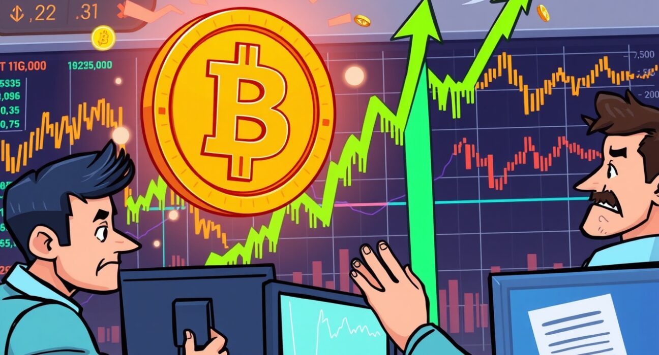 COMMON perpetual futures listing on Binance, showing a digital coin on an exchange interface with upward trends, symbolizing new trading opportunities.