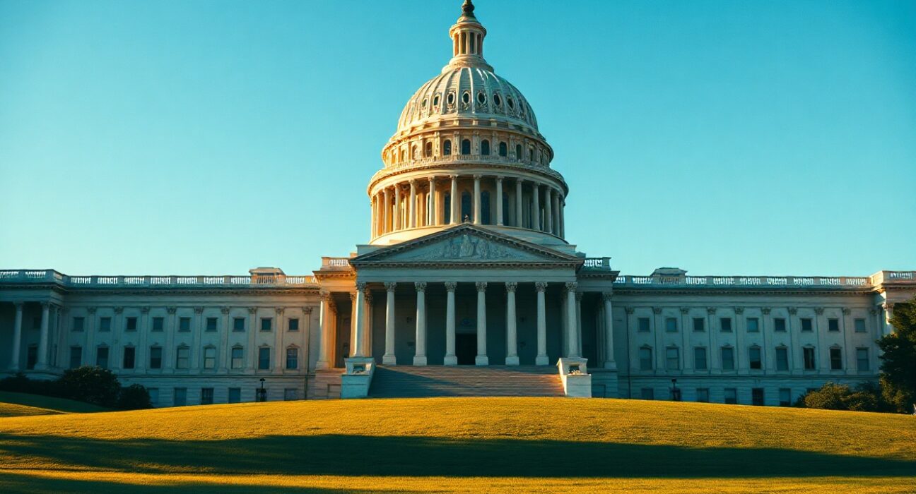 U.S. Capitol Building under clear sky, representing congressional agreement on CBDC legislation