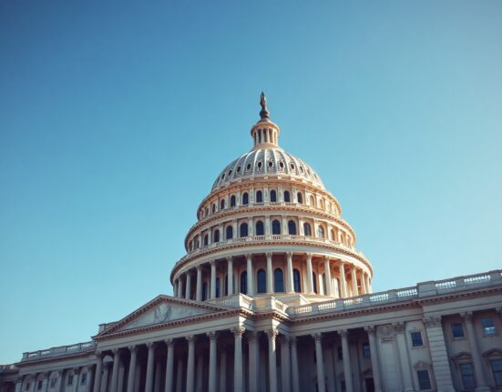 United States Capitol Building on a clear day, symbolizing Congressional ethics and legislation.