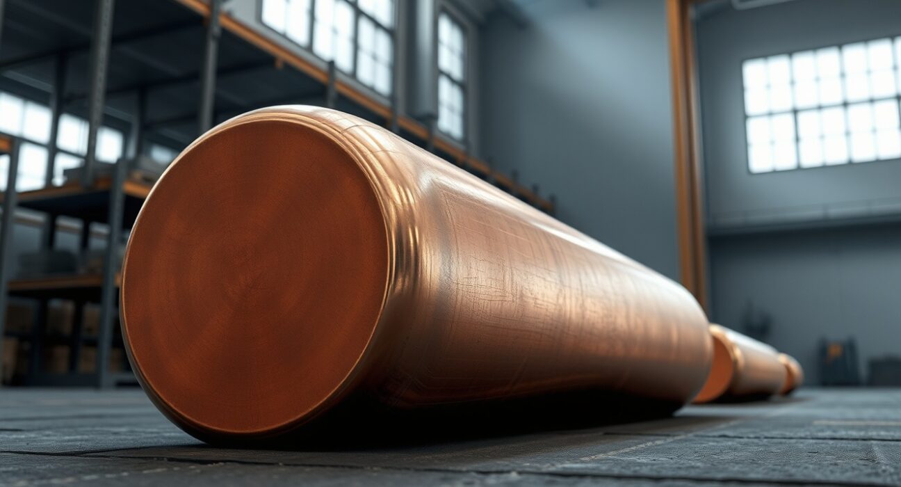 Copper ingot representing market analysis on energy costs and supply constraints for 2025 outlook.