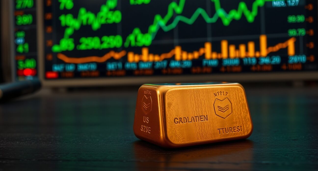 Copper ingot representing rising commodity prices amid geopolitical analysis.