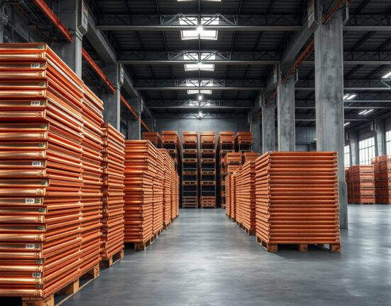 Analysis of copper warehouse inventories signaling potential supply shortage in industrial markets.