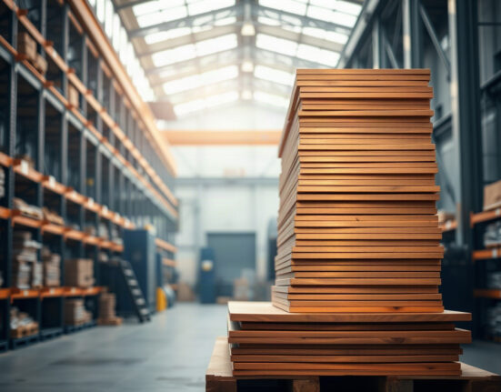 Stacked copper cathodes in a warehouse, reflecting tight supply conditions.