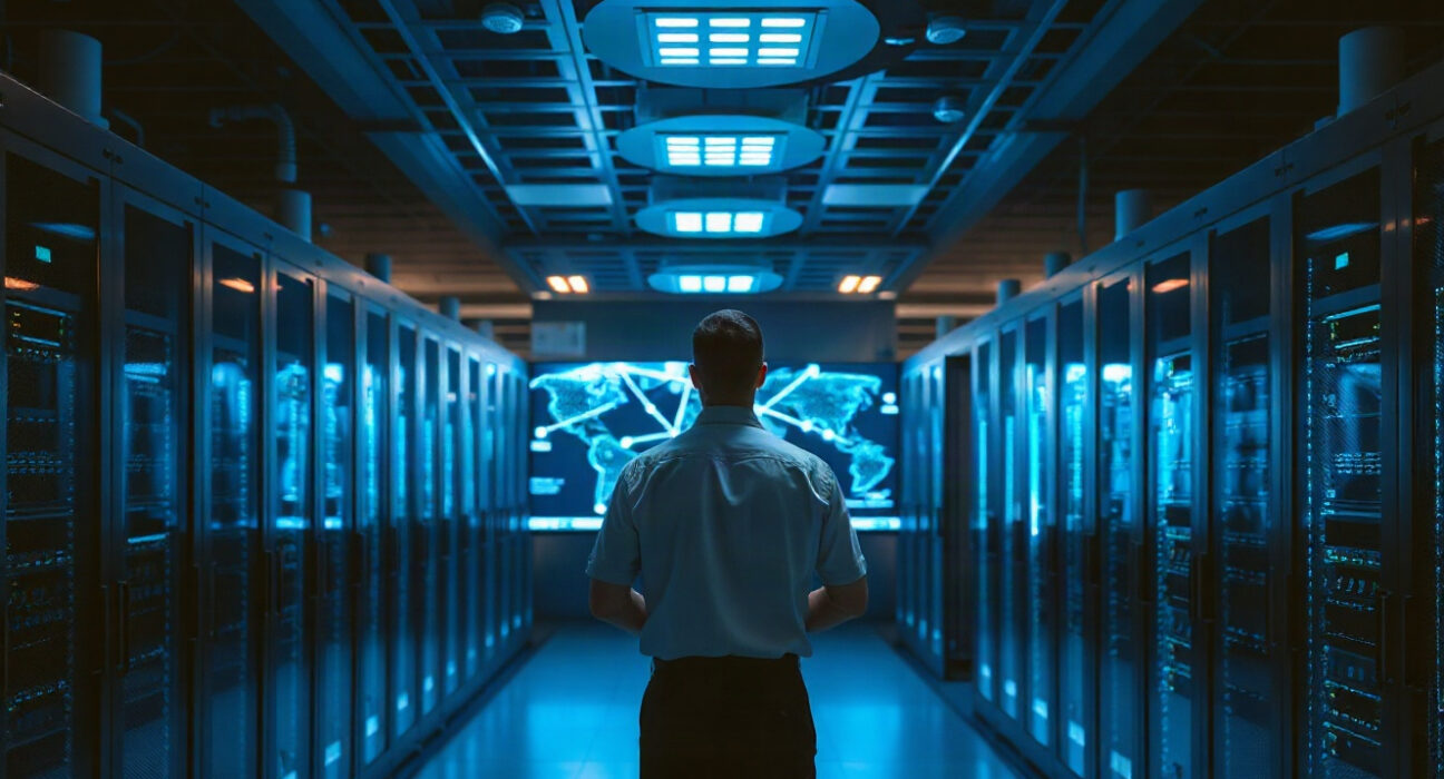 Blockchain network monitoring in a data center during Core DAO hard fork