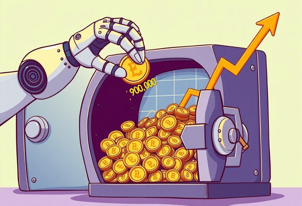 Cartoon showing Covalent CXT buyback, symbolizing reduced supply and potential value increase for the token.