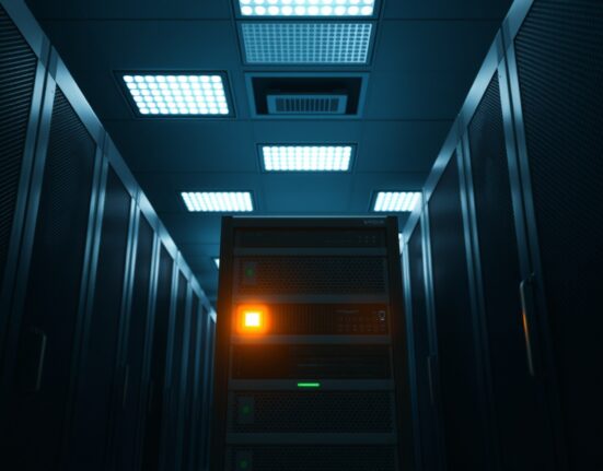 CoW Swap frontend error investigation in a secure data center with alert light.