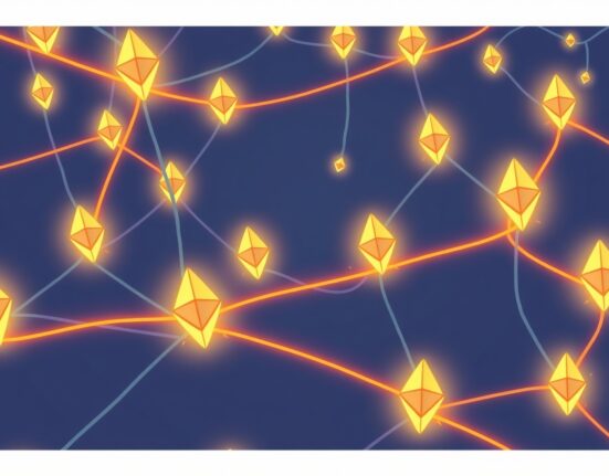 Cartoon illustration showing Ethereum validators experiencing a critical Ethereum slashing event, with some nodes highlighted as penalized.