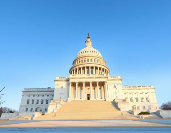 The US Capitol building representing the crucial May hearing for the Crypto Clarity Act.