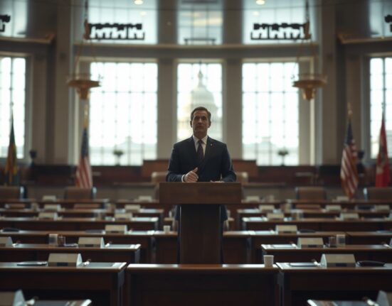 Crypto Council for Innovation CEO speaking about the Clarity Act delay in a legislative setting