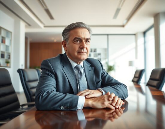 Christopher Giancarlo, former CFTC chair, in a professional office setting