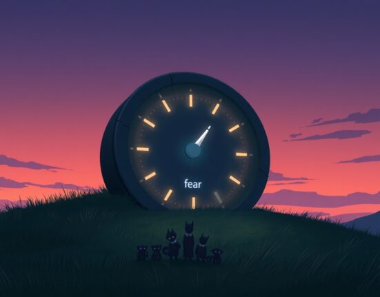 The Crypto Fear & Greed Index showing a reading of 23, indicating persistent Extreme Fear in the cryptocurrency market.