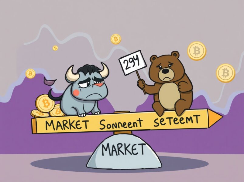 Crypto Fear & Greed Index: Market Sentiment Stuck at 29 in Fear Zone