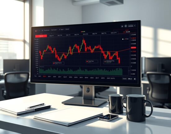 Digital trading desk showing cryptocurrency futures liquidation alerts during market volatility.