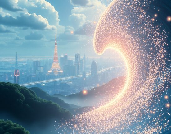 Visual metaphor for the rapid $125 million crypto futures liquidation event causing market ripples.