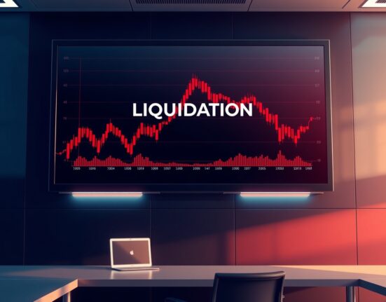 Crypto futures liquidation chart showing $106 million in losses, highlighting extreme market volatility and trader impact.