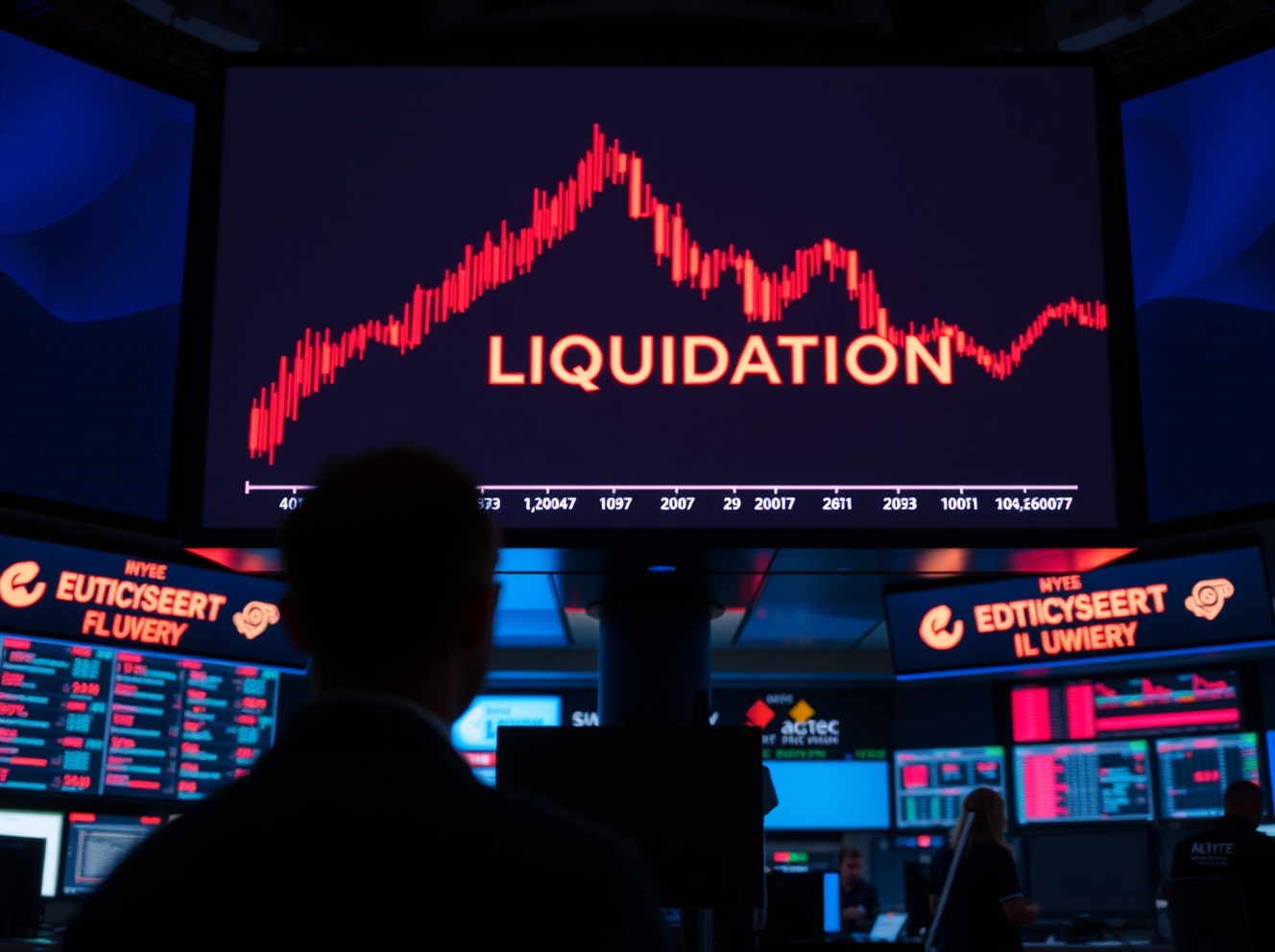 Las liquidaciones de futuros de criptos superan los $263 millones en una hora mientras la volatilidad del mercado se dispara