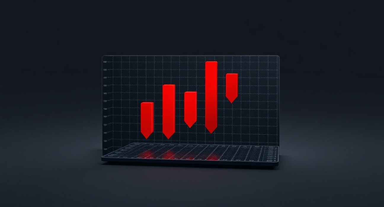 Analysis of cryptocurrency futures market liquidations and trading volatility data visualization.