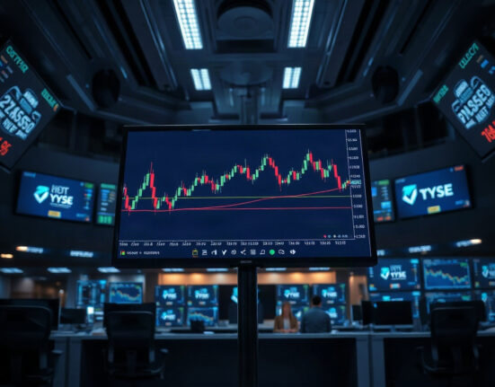 Crypto futures trading screen showing liquidations and market volatility