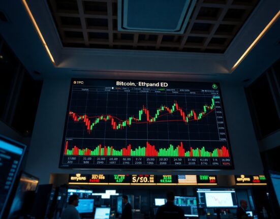 Trading screen showing crypto futures liquidation data for BTC, ETH, and SPCX