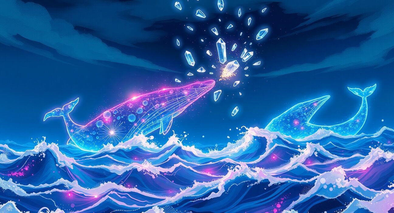 Conceptual art representing the massive $471 million crypto futures liquidations causing market turbulence.