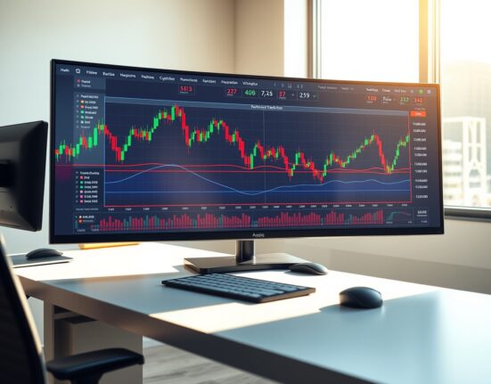 Real-time cryptocurrency trading desk monitoring crypto futures liquidations and market volatility data