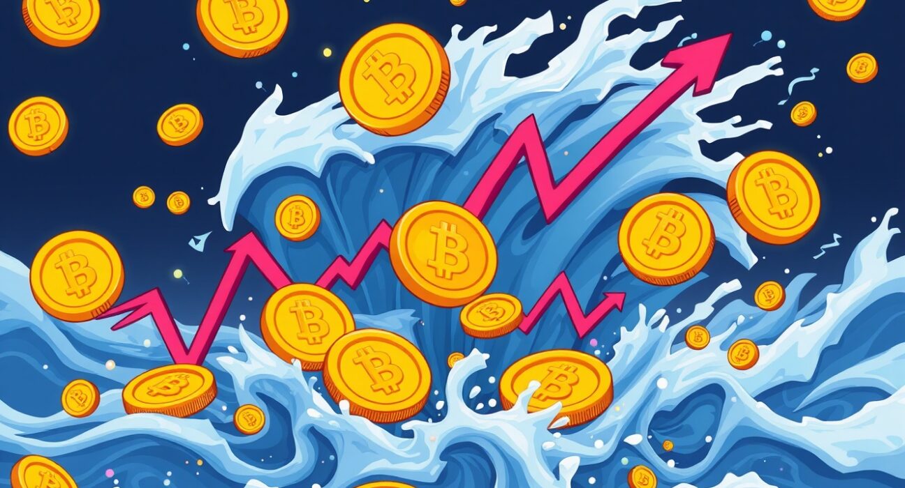 Dramatic crypto futures liquidations storm sweeping through digital currency markets