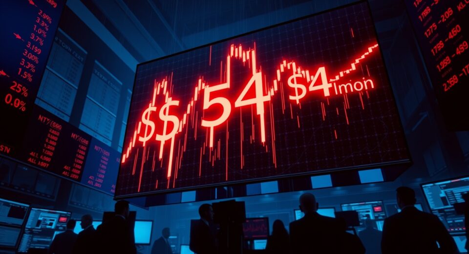 Crypto futures liquidations data showing $60 million in Bitcoin, $54 million in Ethereum, and $4 million in Solana positions wiped out in 24 hours.