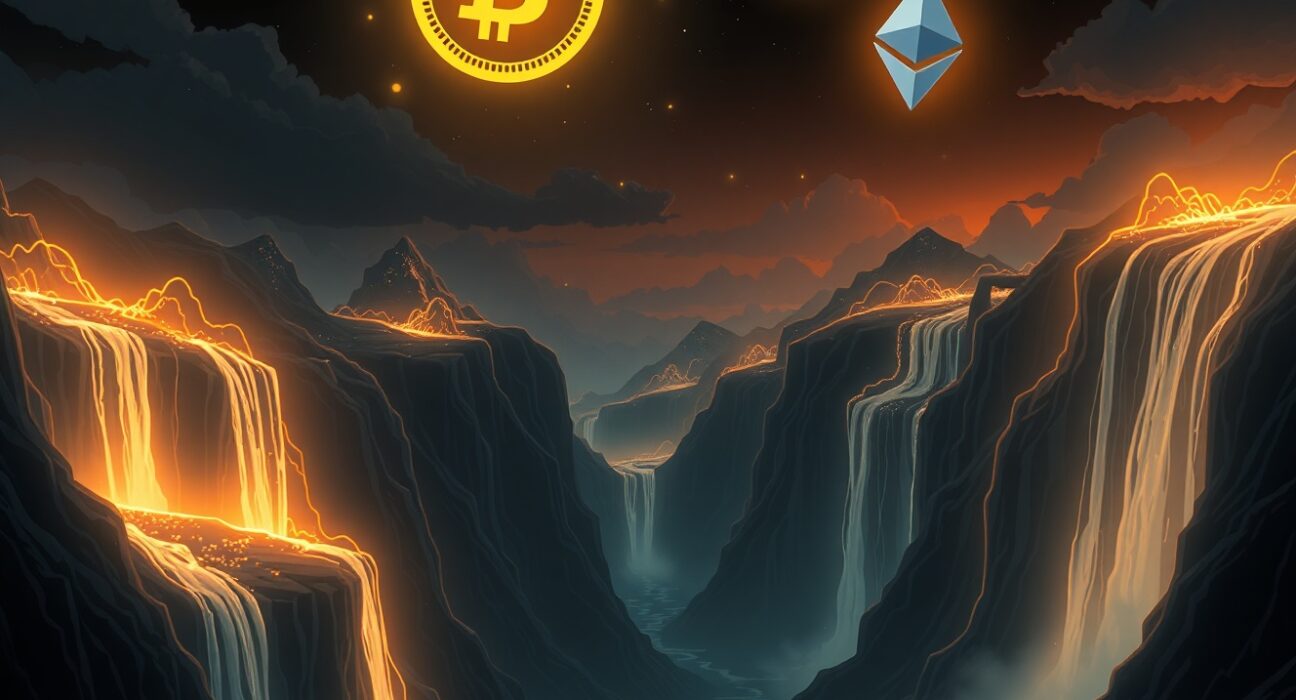 Visual representation of crypto futures liquidations showing market volatility and trader positions