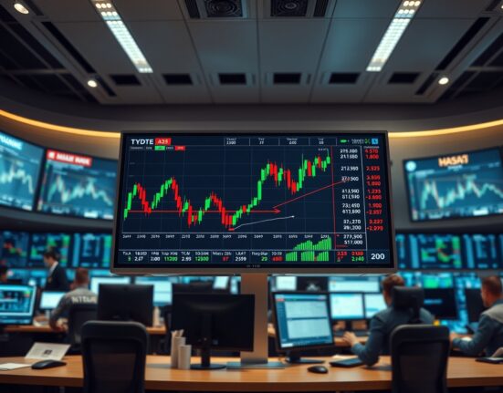 Crypto futures trading screen showing liquidation data and charts