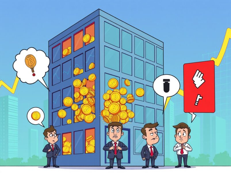 Crypto-hoarding firms facing premium decline in corporate digital asset strategy