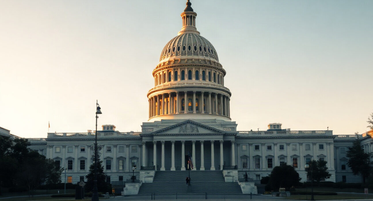 U.S. Capitol building in Washington, D.C., where the CLARITY Act faces uncertain Senate vote.