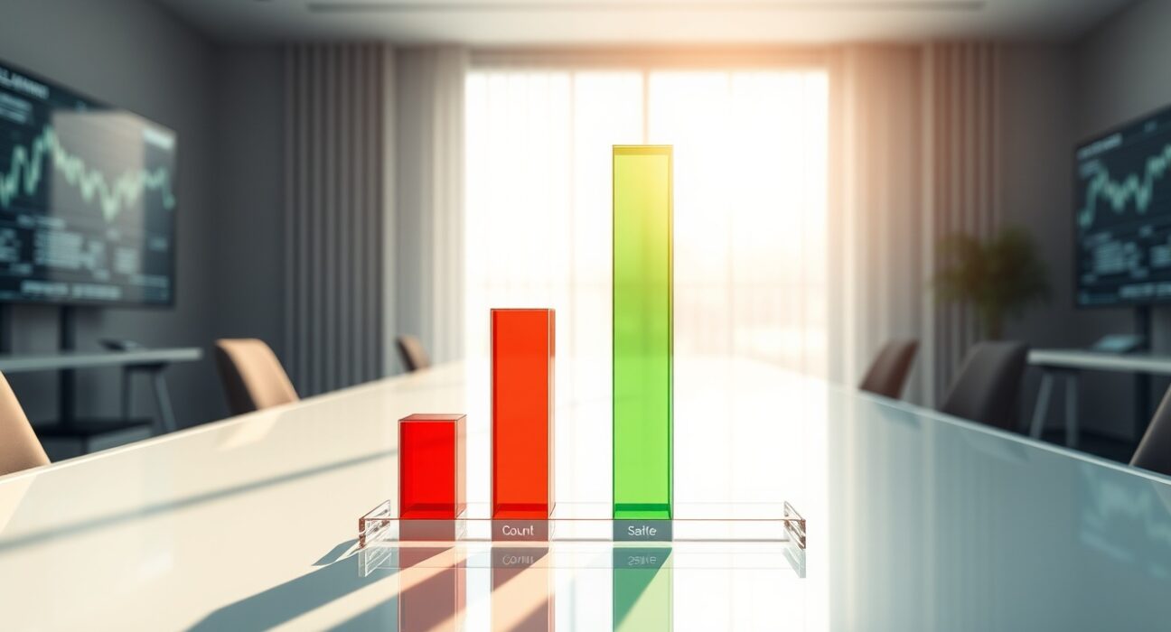 Chart illustrating the decline in crypto investment deals alongside the surge in average deal size,