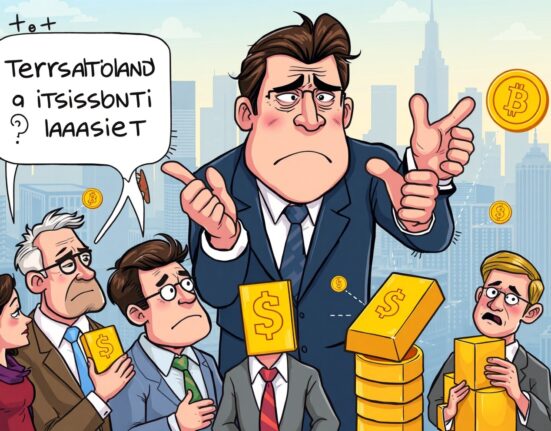 Anxious investors turn to crypto investment and gold amidst fears of asset devaluation, as a financial leader points to digital assets.