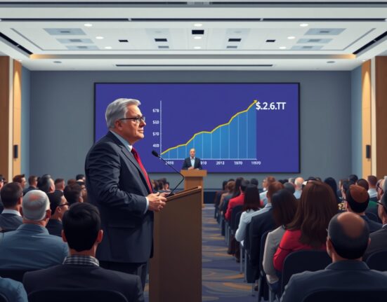 DCG CEO Barry Silbert discusses crypto market cap growth from $7B to $2.6T at a conference event