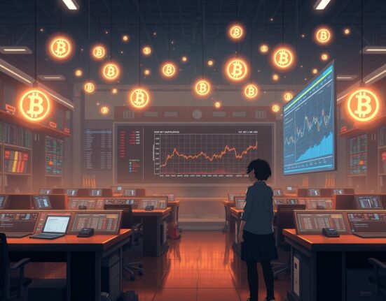 Illustration of declining cryptocurrency market liquidity and potential volatility as analyzed by DWF Labs.