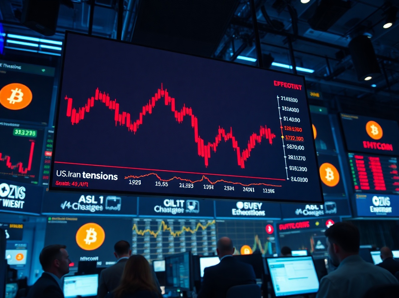 Crypto Market Sheds $80 Billion in 24 Hours as US-Iran Tensions Spark Risk-Off Sell-Off