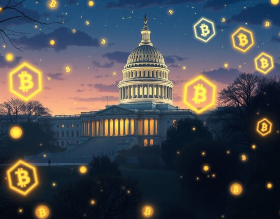 US Congress discussing crypto market structure bill with blockchain regulation implications