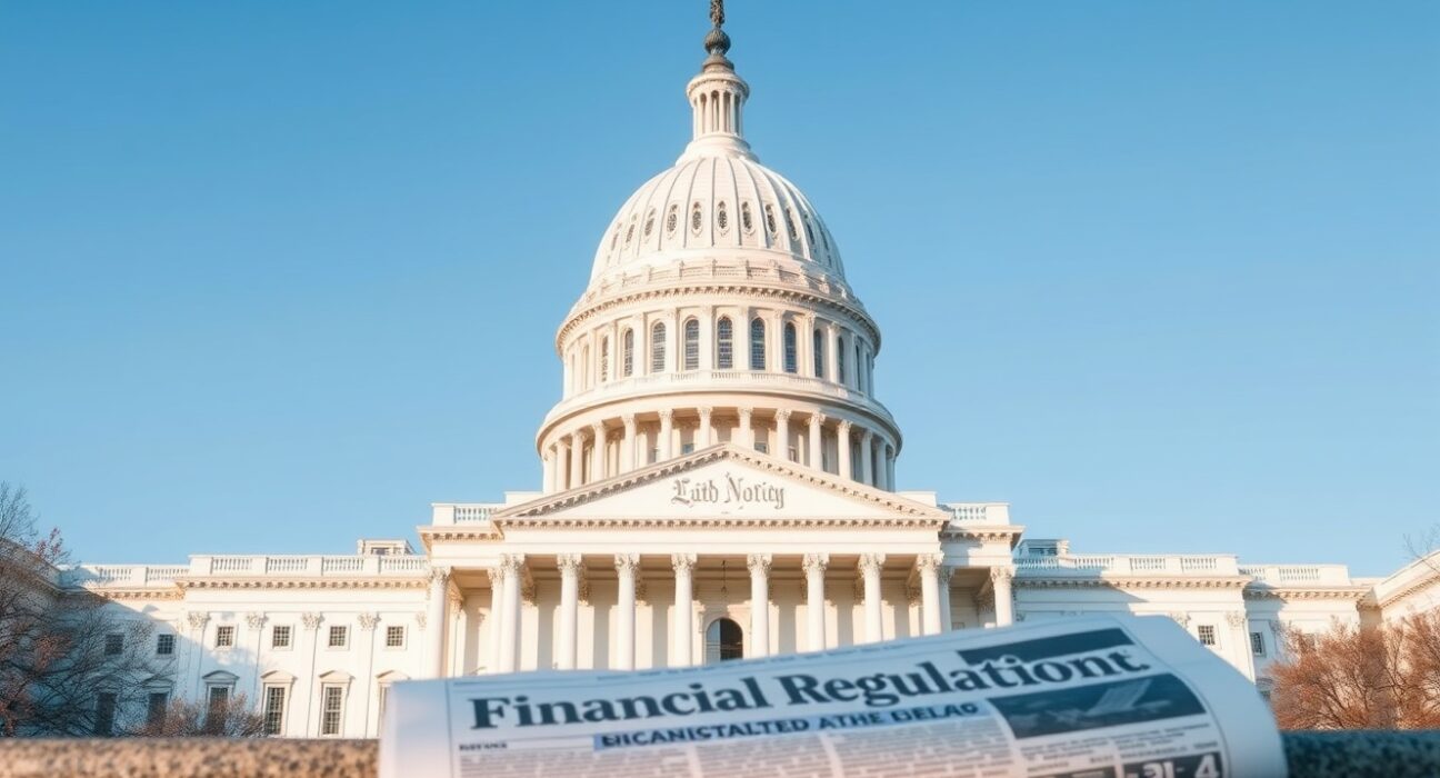 US Capitol Building representing potential delay for crypto market structure bill legislation in Congress