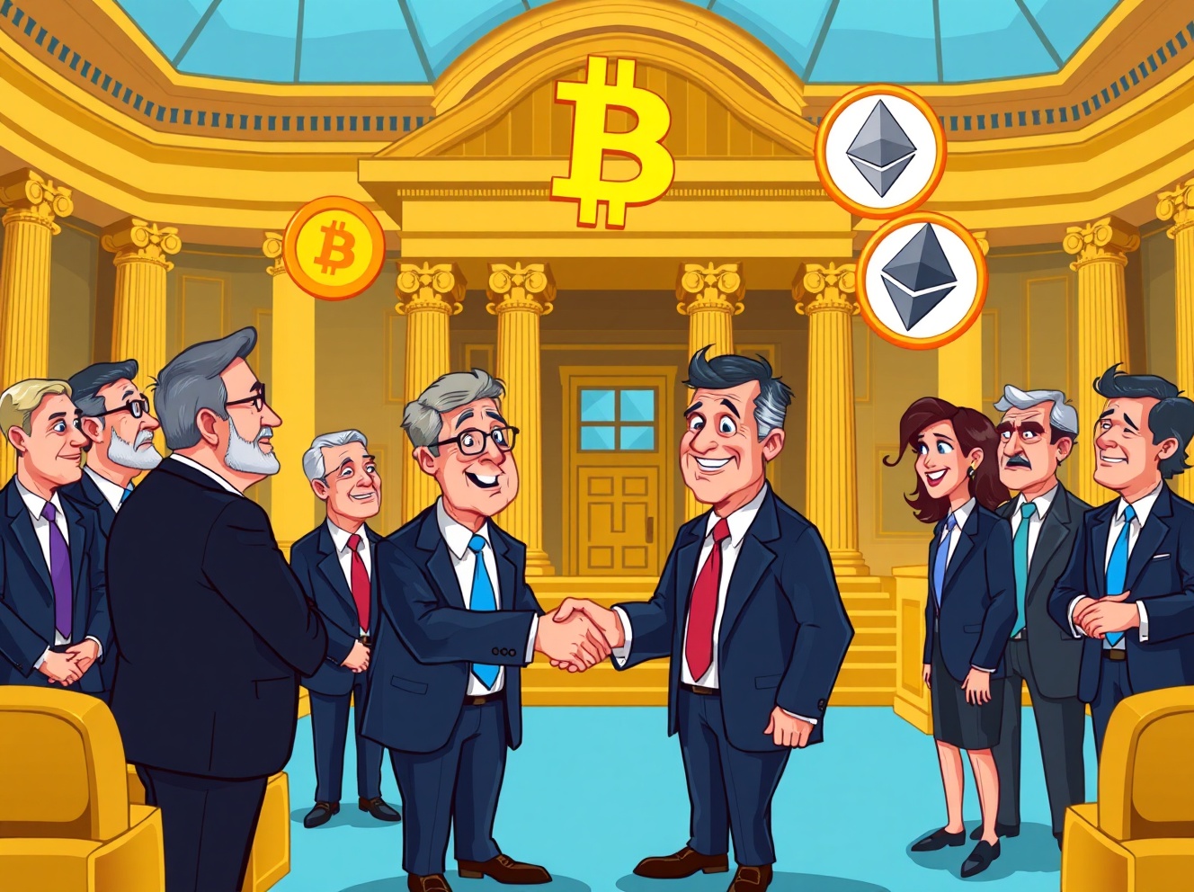 Crucial Crypto Market Structure Bill Sparks High-Stakes Meeting Between Bank CEOs and Senators