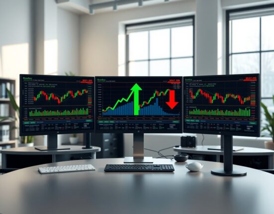 Professional analysis of cryptocurrency market gainers and losers on a financial trading terminal.