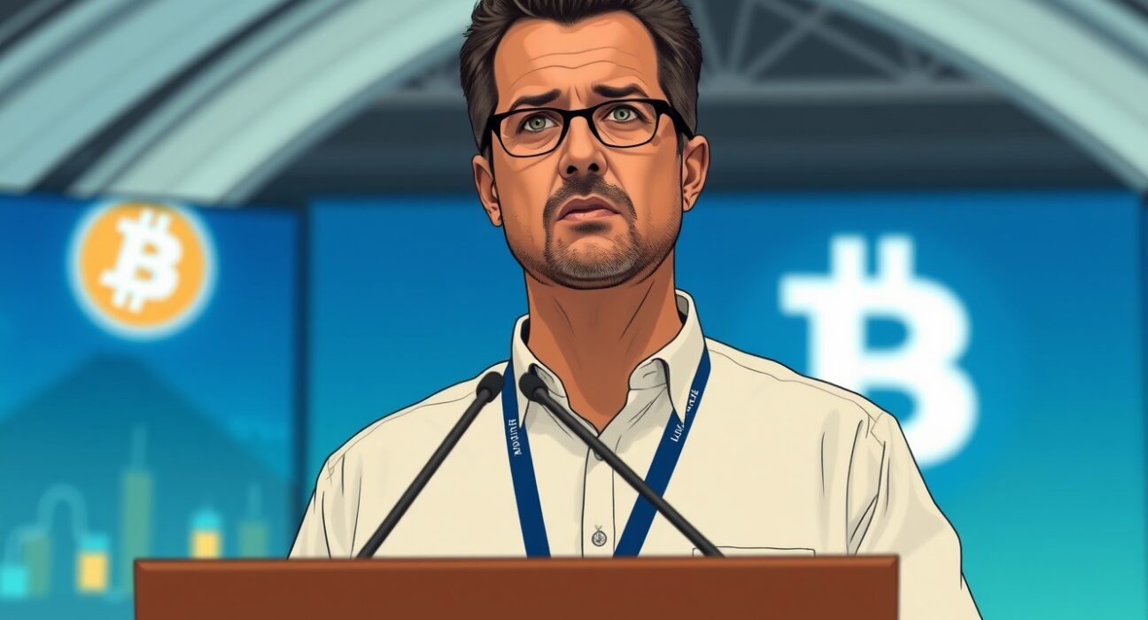 Acting U.S. Attorney General Todd Blanche speaks at Bitcoin 2026 conference about crypto regulation and developer liability.