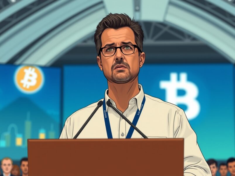 Acting U.S. Attorney General Todd Blanche speaks at Bitcoin 2026 conference about crypto regulation and developer liability.