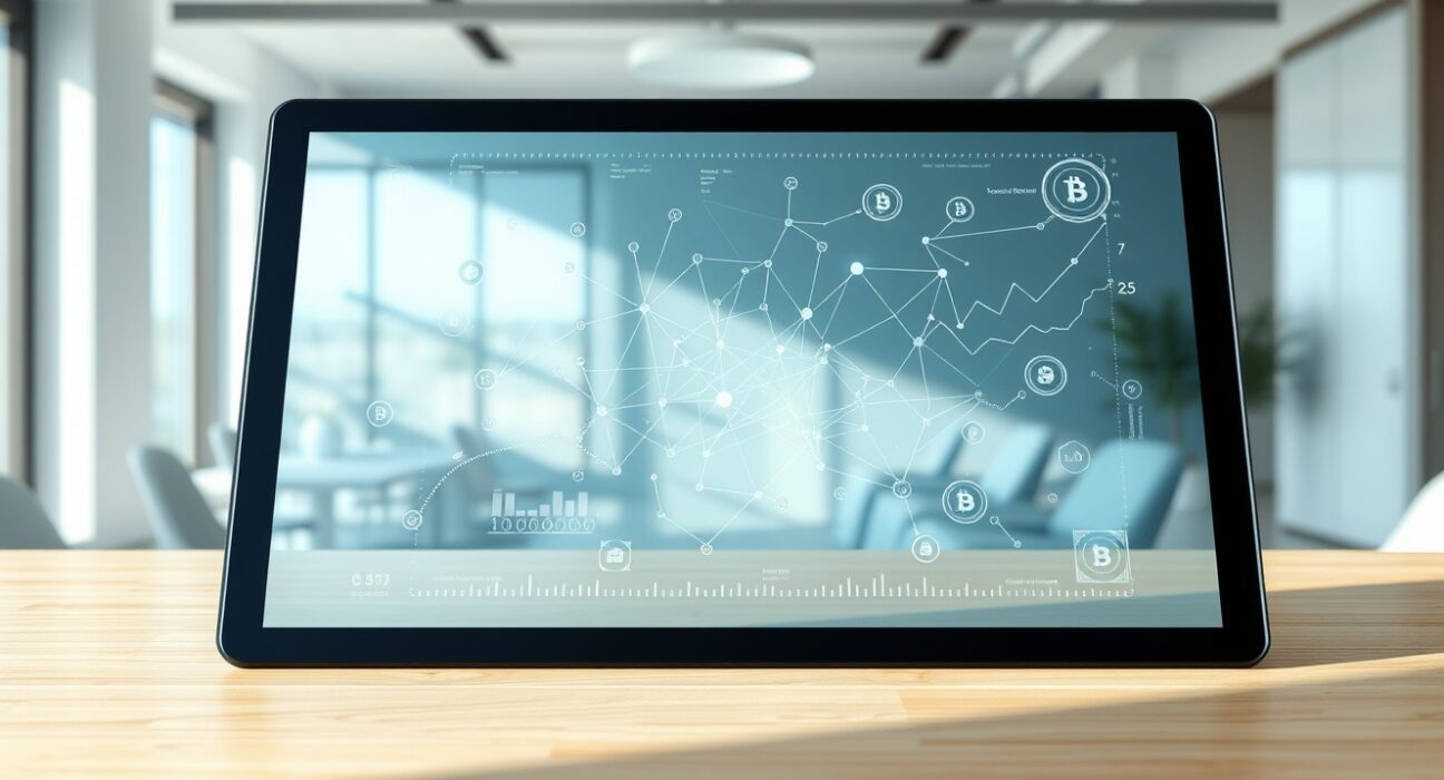 Data visualization of crypto startup funding and blockchain investment trends in 2025.