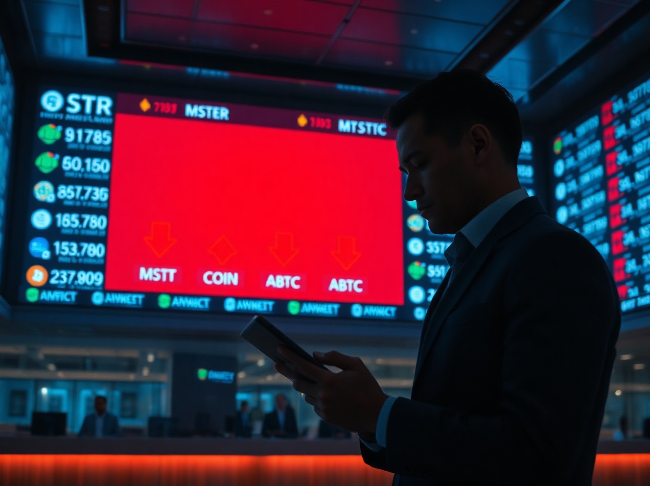 Crypto Stocks Slide Despite Broader US Market Rally: Strategy, Coinbase Lead Losses