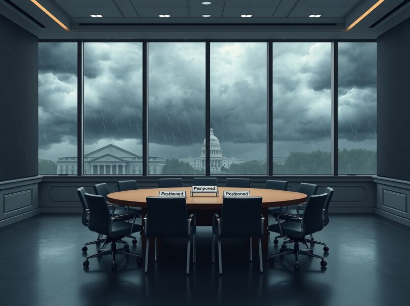 Crypto Tax Roundtable Faces Critical Delay as Severe Weather Disrupts Congressional Schedule