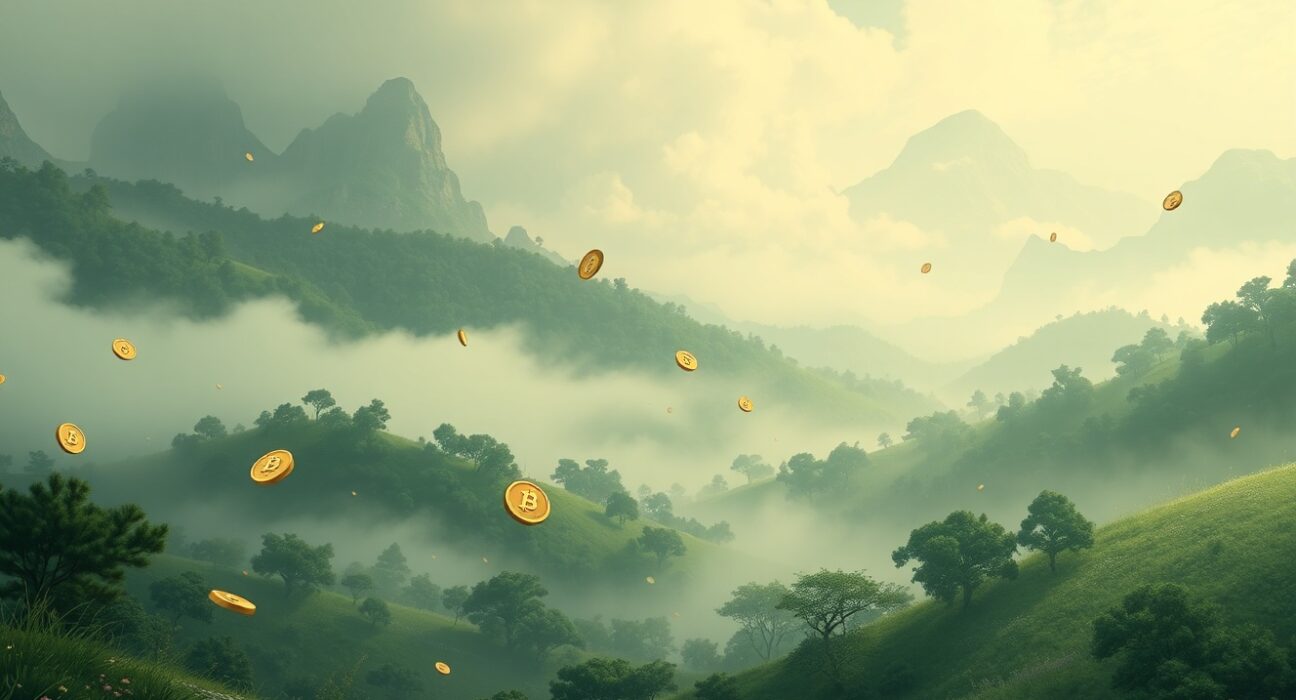 Visual metaphor for $25 billion in crypto unrealized losses affecting institutional investors