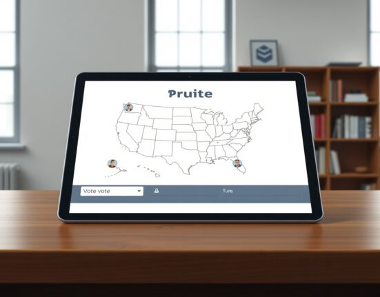 Stand With Crypto voter platform interface showing pro-crypto candidate information for the midterm elections.